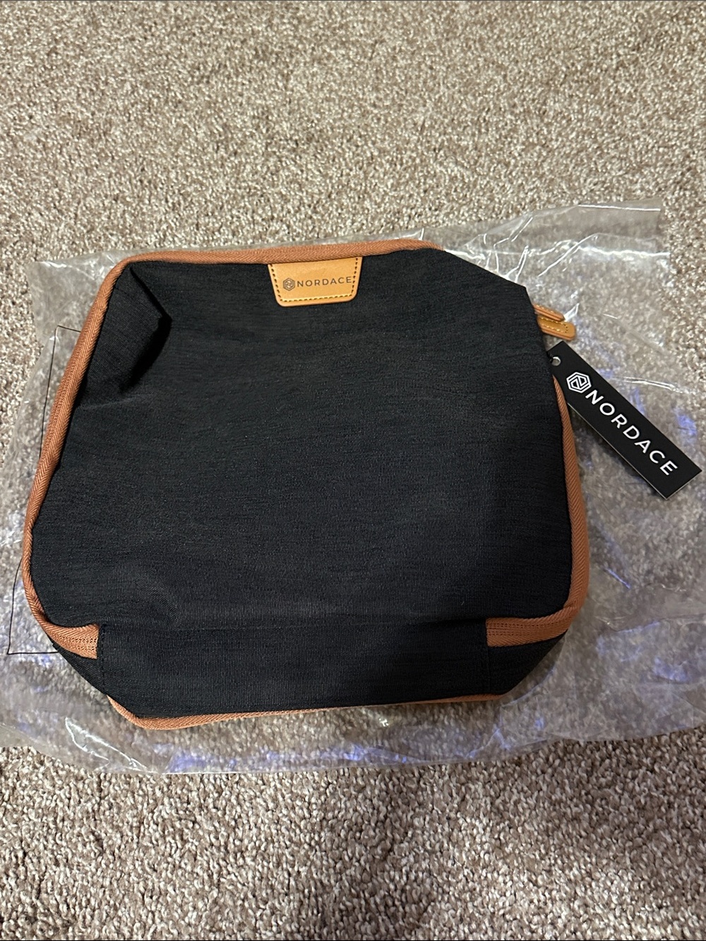 NWT Nordace Black Pouch Toiletry Makeup Cosmetic Travel Bag